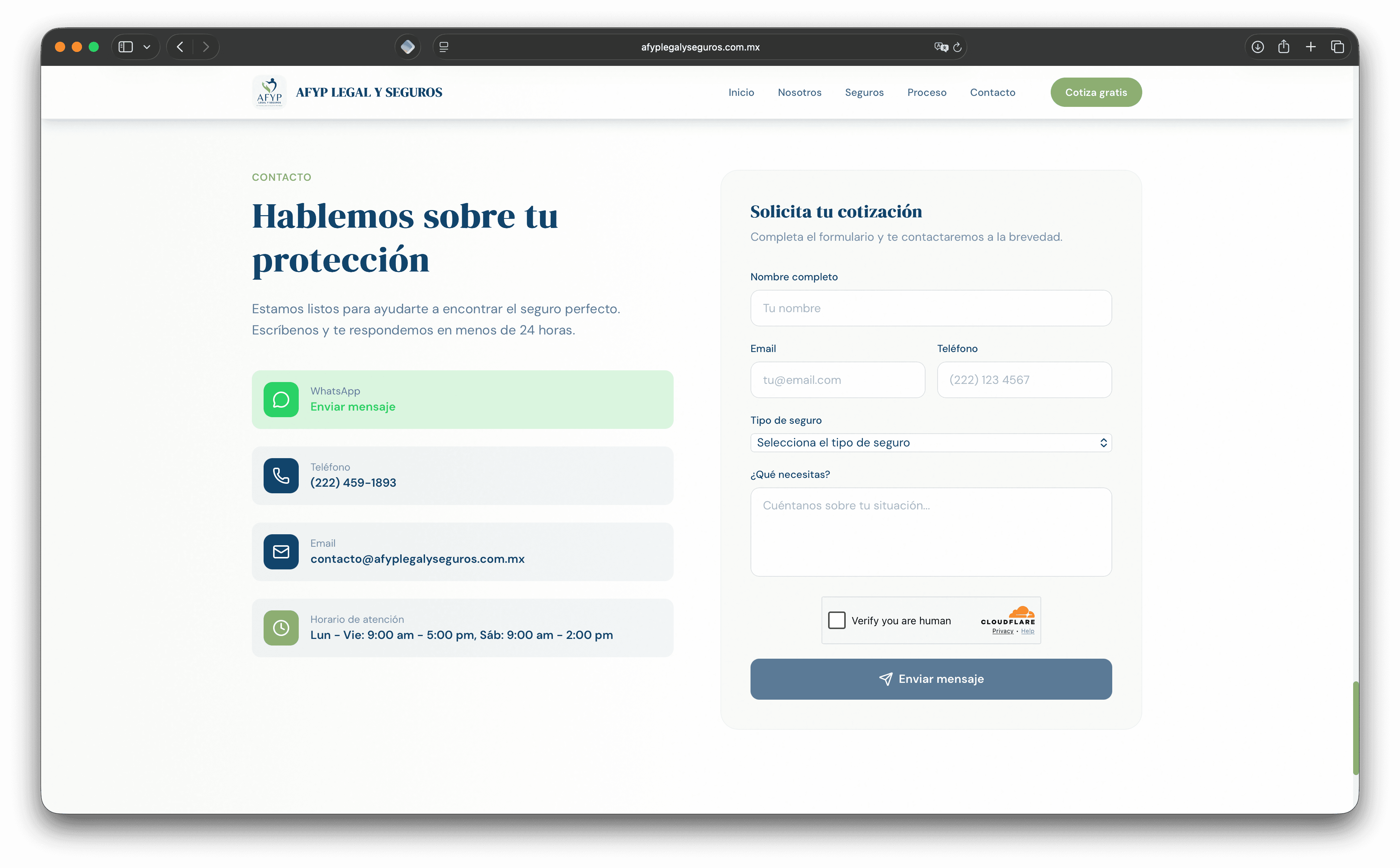 AFYP Legal y Seguros - Nosotros